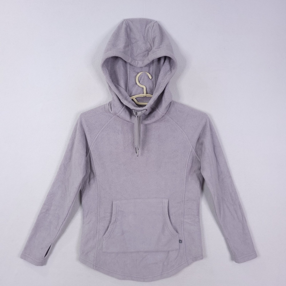 Free Fly Top Hoodie Gray Small Long Sleeve Performance Bamboo Fleece Pullover